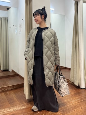 久木 美音さん（レディース・157cm）の冬コーディネート