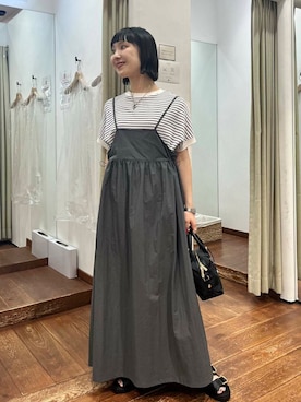 「アーバンリサーチ」｜「アイテム（ワンピース/ドレス）」を使った、mion hisakiさん（レディース・157cm）の夏コーディネート