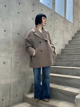 久木 美音さん（レディース・157cm）の冬コーディネート