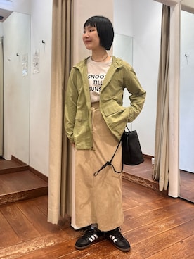 久木 美音さん（レディース・157cm）の春コーディネート