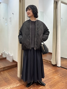 久木 美音さん（レディース・157cm）の冬コーディネート