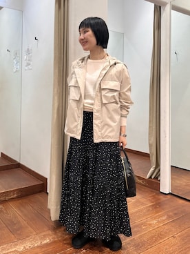 久木 美音さん（レディース・157cm）の春コーディネート