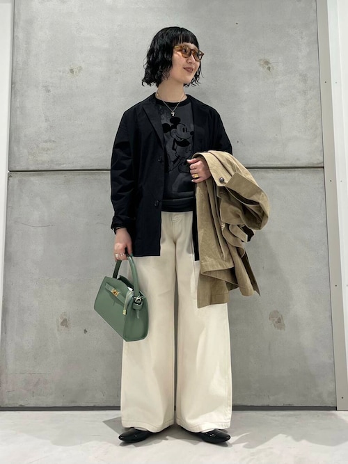 セール】『3サイズ展開』new basic ツータックワイドデニム