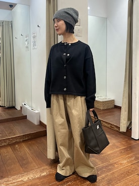 「st2508」｜久木 美音さん（レディース・157cm）の秋コーディネート