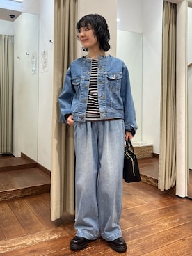 久木 美音さん（レディース・157cm）の冬コーディネート