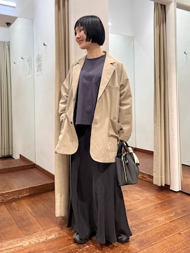 久木 美音さん（レディース・157cm）の春コーディネート