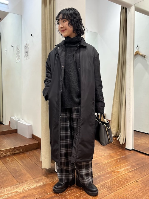 セール】ステッチレスライトダウンロングコート（ダウンジャケット