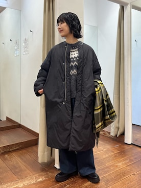 久木 美音さん（レディース・157cm）の冬コーディネート