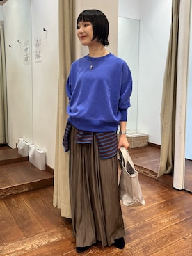 「URBAN RESEARCH DOORS（アーバンリサーチドアーズ）のアイテム」を使った、久木 美音さん（レディース・157cm）の秋コーディネート