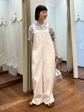 「アイテム（ピアス（両耳用））」を使った、久木美音さん（レディース・157cm）の夏コーディネート