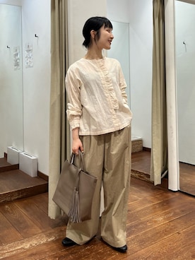 「URBAN RESEARCH DOORS WOMENS」｜久木 美音さん（レディース・157cm）の秋コーディネート