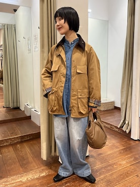 「URBAN RESEARCH DOORS WOMENS」｜久木 美音さん（レディース・157cm）の秋コーディネート