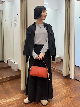「URBAN RESEARCH DOORS WOMENS」｜久木 美音さん（レディース・157cm）の秋コーディネート