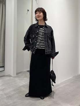 「かぐれ（カグレ）のアイテム」を使った、久木 美音さん（レディース・157cm）の夏コーディネート