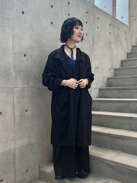 「77circa」｜久木 美音さん（レディース・157cm）の冬コーディネート