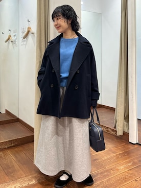 久木 美音さん（レディース・157cm）の冬コーディネート