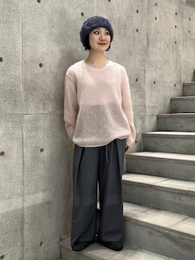 「HAKUJI（ハクジ）のアイテム」を使った、久木 美音さん（レディース・157cm）の秋コーディネート