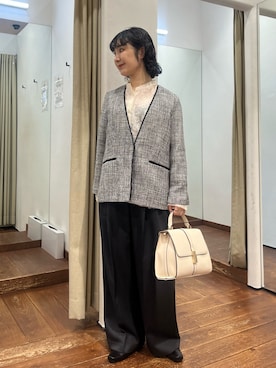 久木 美音さん（レディース・157cm）の冬コーディネート