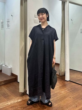「アーバンリサーチ」｜「アイテム（ワンピース/ドレス）」を使った、mion hisakiさん（レディース・157cm）の夏コーディネート