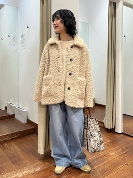 久木 美音さん（レディース・157cm）の冬コーディネート