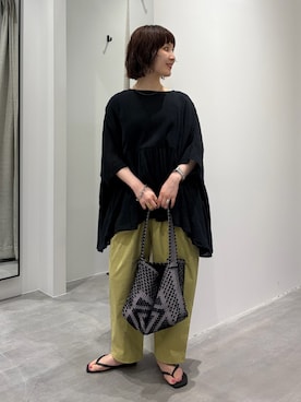 久木 美音さん（レディース・157cm）の夏コーディネート