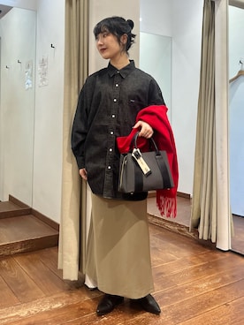 久木 美音さん（レディース・157cm）の冬コーディネート