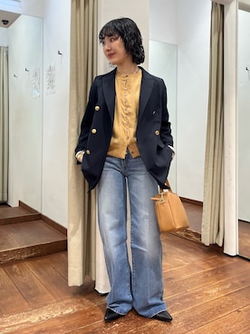 久木 美音さん（レディース・157cm）の冬コーディネート