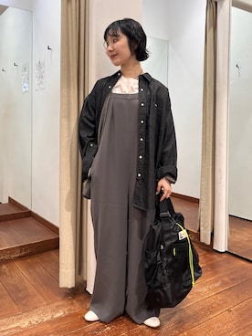 久木 美音さん（レディース・157cm）の冬コーディネート