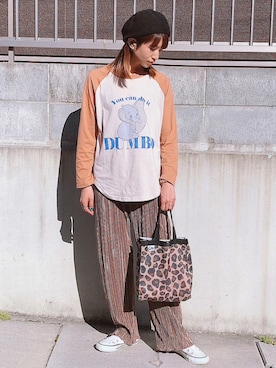 YU-HAさん（レディース・163cm）の秋コーディネート