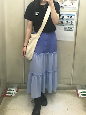 「shein」｜ひよりさん（レディース・162cm）の夏コーディネート