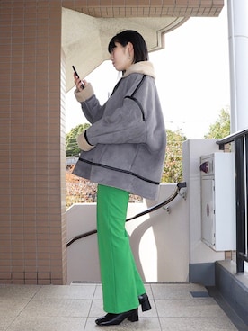 ムートンコートを使った「wwg」の人気ファッションコーディネート - WEAR