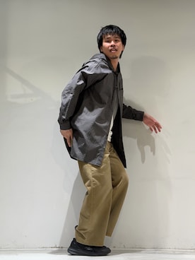 「ANCELLM（アンセルム）のアイテム」を使った、カマタさん（メンズ・175cm）の春コーディネート