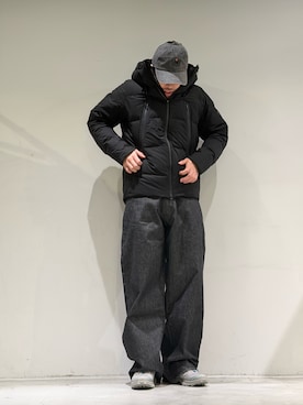 「Toironier（トワロニエ）のアイテム」を使った、カマタさん（メンズ・175cm）の冬コーディネート