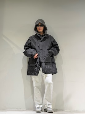 「アイテム（メガネ）」を使った、カマタさん（メンズ・175cm・20代）の秋コーディネート