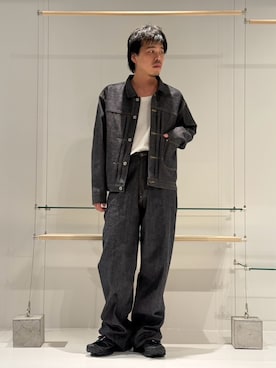「T.T（ティーティー）のアイテム」を使った、カマタさん（メンズ・175cm）の夏コーディネート