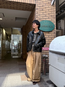 「ANCELLM（アンセルム）のアイテム」を使った、カマタさん（メンズ・175cm）の夏コーディネート