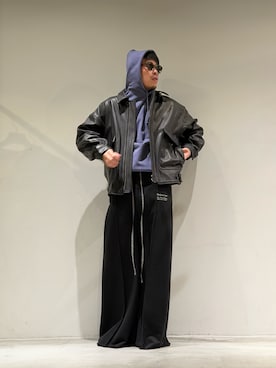 「アイテム（メガネ）」を使った、カマタさん（メンズ・175cm・20代）の秋コーディネート