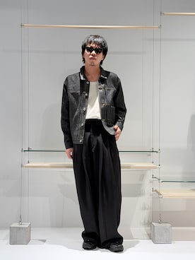 「T.T（ティーティー）のアイテム」を使った、カマタさん（メンズ・175cm）の夏コーディネート