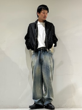 「アイテム（その他アウター）」を使った、カマタさん（メンズ・175cm・20代）の秋コーディネート