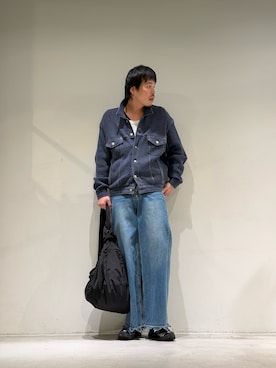 「Toironier（トワロニエ）のアイテム」を使った、カマタさん（メンズ・175cm）の冬コーディネート