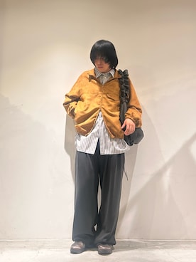 「アイテム（スウェットパンツ）」を使った、カマタさん（メンズ・175cm）の夏コーディネート