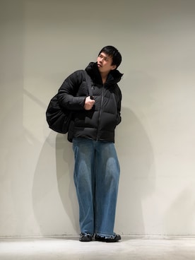 「Toironier（トワロニエ）のアイテム」を使った、カマタさん（メンズ・175cm）の冬コーディネート