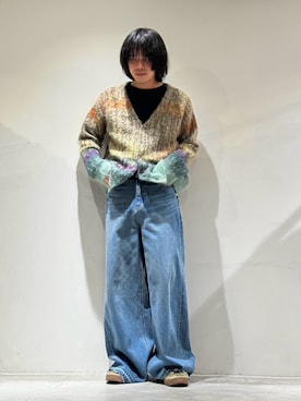 「Toironier（トワロニエ）のアイテム（デニムパンツ）」を使った、カマタさん（メンズ・175cm・20代）の夏コーディネート