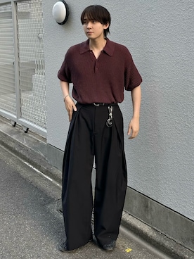 「soerte（ソエルテ）のアイテム」を使った、おだまや  さん（メンズ・172cm）の春コーディネート