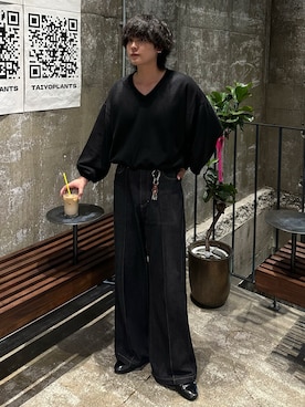 「アイテム（スウェット）」を使った、おだまや  さん（メンズ・171cm）の秋コーディネート