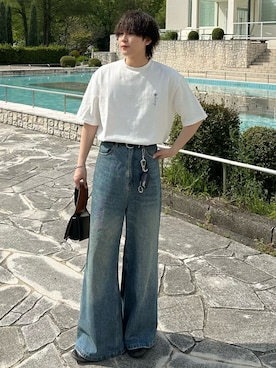 「Onitsuka Tiger（オニツカタイガー）のアイテム」を使った、おだまや  さん（メンズ・172cm）の春コーディネート