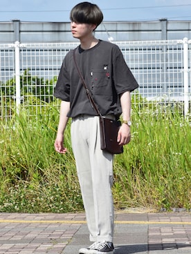 「BeAMS DOT（ビームスドット）のアイテム」を使った、おだまや  さん（メンズ・171cm）の夏コーディネート