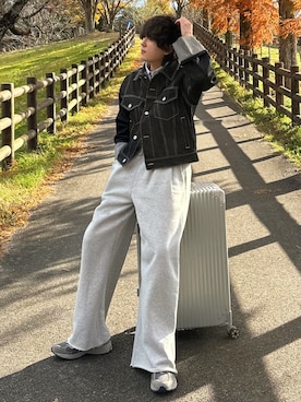 「マイベストコーデ2024」｜「アイテム（デニムジャケット）」を使った、おだまや  さん（メンズ・171cm）の冬コーディネート