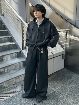 「soerte（ソエルテ）のアイテム」を使った、おだまや  さん（メンズ・171cm）の冬コーディネート