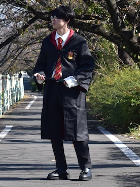 「INTER FACTORY（インターファクトリー）のアイテム（シャツ/ブラウス）」を使った、おだまや  さん（メンズ・171cm）の秋コーディネート